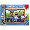 Ravensburger - Puzzle Paw Patrol en action 2 x12 pièces