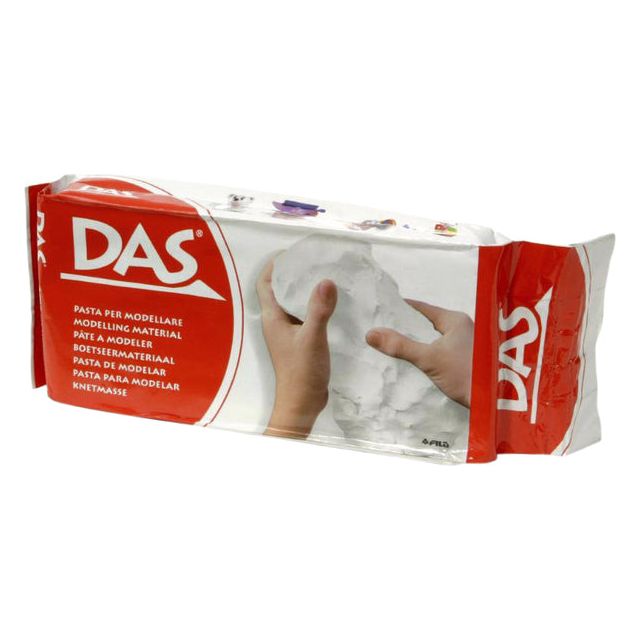 DAS - Boetseerklei, pak van 500 g, wit