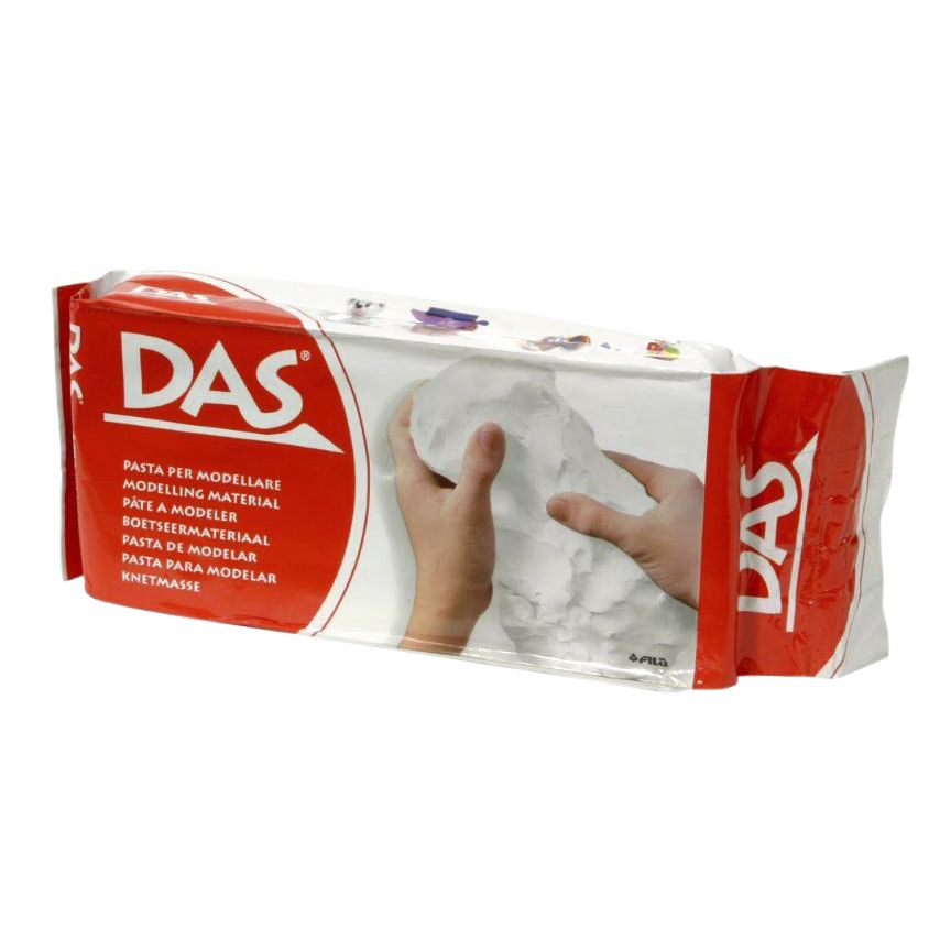 Das -  Boetseerklei  luchthardend 500 gram wit