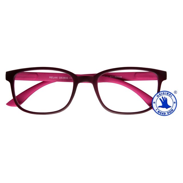 J'ai besoin de toi - Lunettes de lecture J'ai besoin de toi + 1.00dpt Relax Red -pink