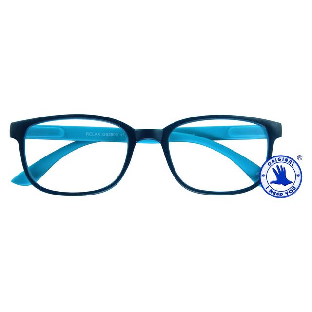 Ich brauche dich - Lesen Sie Brille Ich brauche Sie +1.00DPT entspannen Sie Blue -lub Blauw