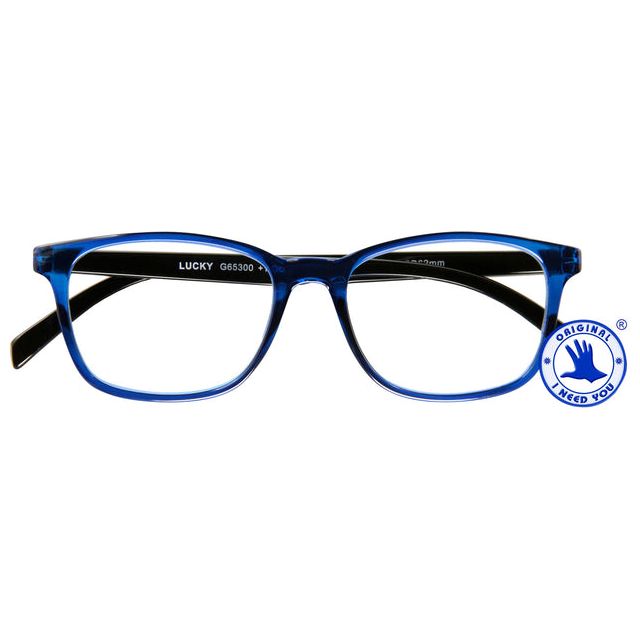 Ich brauche dich - Lesen Sie Brille Ich brauche Sie +2.50DPT Lucky Blue -Black | 1 Stück