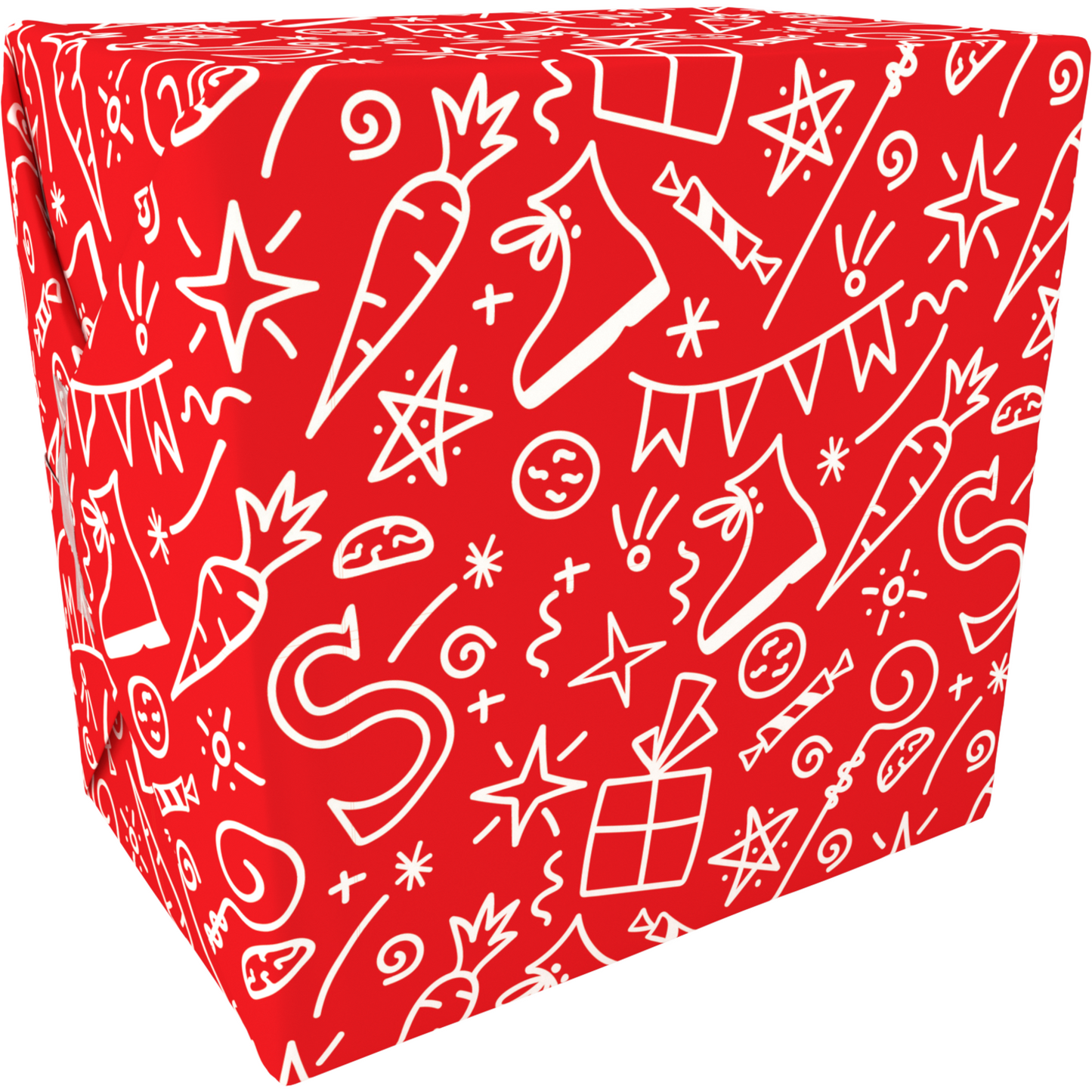 Klika - Carta da regalo | 30 cm| 200m| 80gr/mq | Rosso Uno |