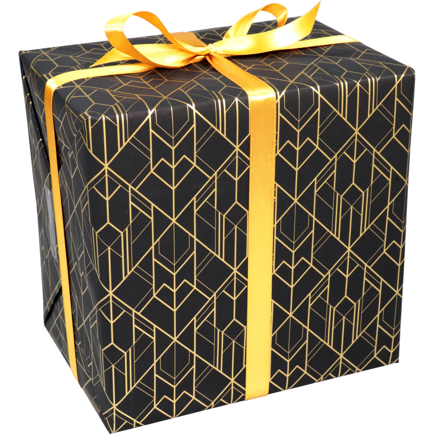 Klika - Geschenkpapier 30 cm | 100 m | 80gr/m² Chic | Schwarz/Gold