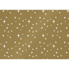 Klika -  Cadeaupapier | 50cm | 200m | 80gr/m² | Sterren | goud/wit | rol à ca. 200 meter