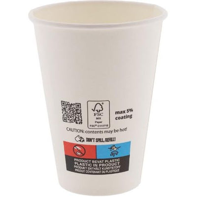 Conpax - Tazzine caffè 5 180ml cartone 100 pezzi bianco
