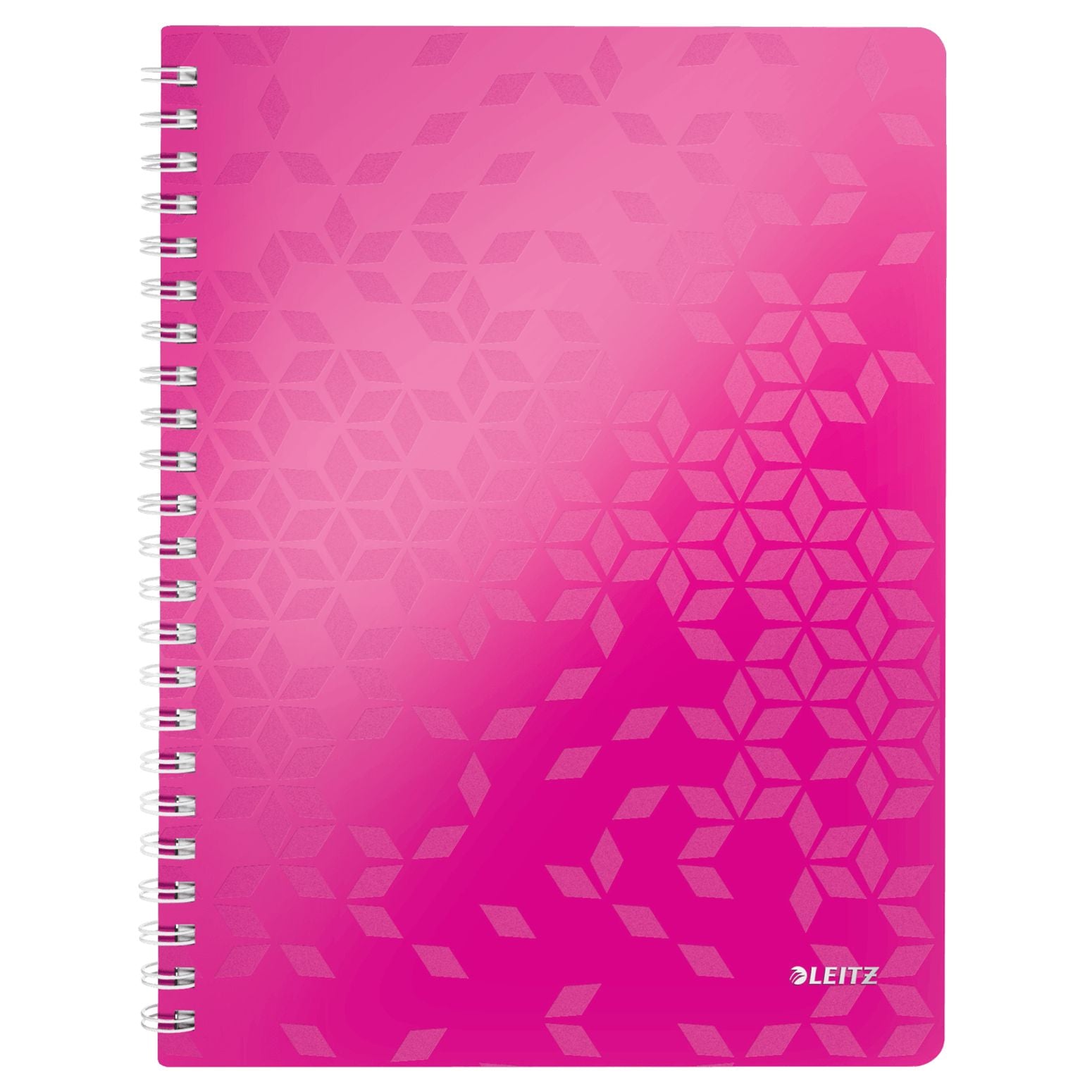 Leitz - Taccuino WOW ft A4, a quadretti 5 mm, rosa