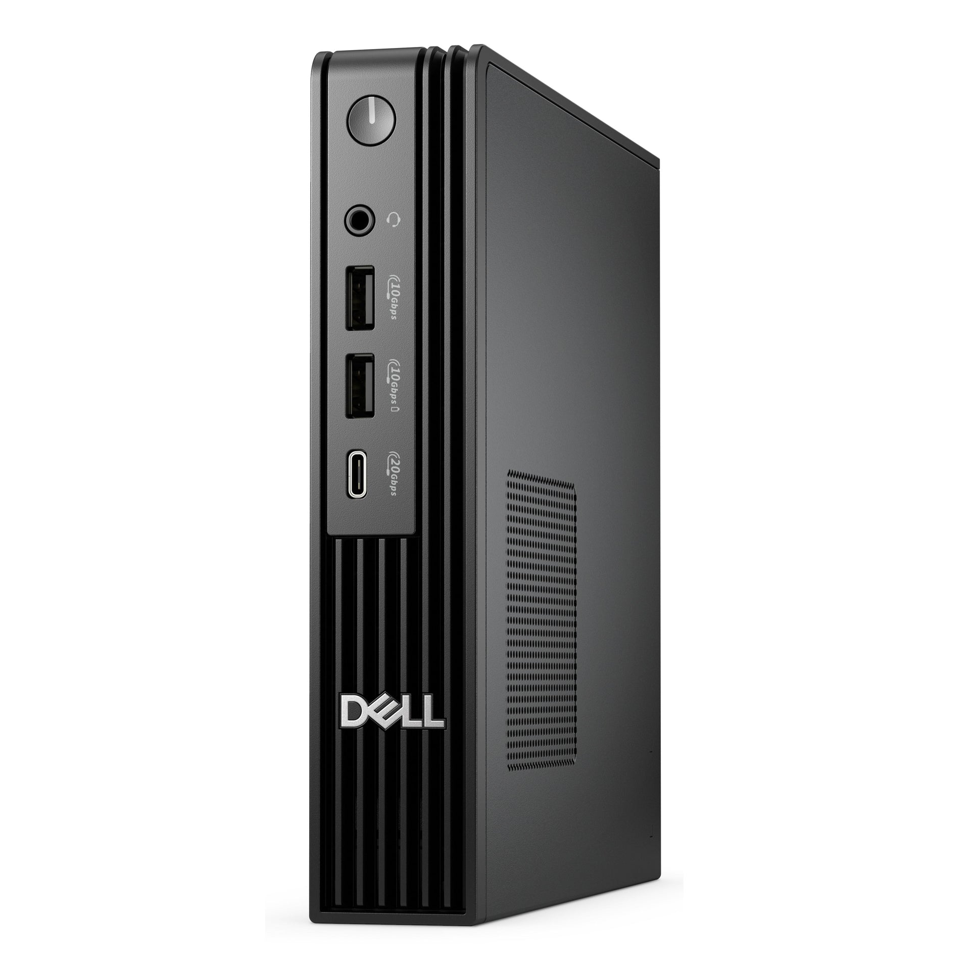 Dell -   Pro QBM1250 Plus Intel Core Ultra 7 265 16 GB DDR5-SDRAM 512 GB SSD Windows 11 Pro Micro PC Mini PC Zwart