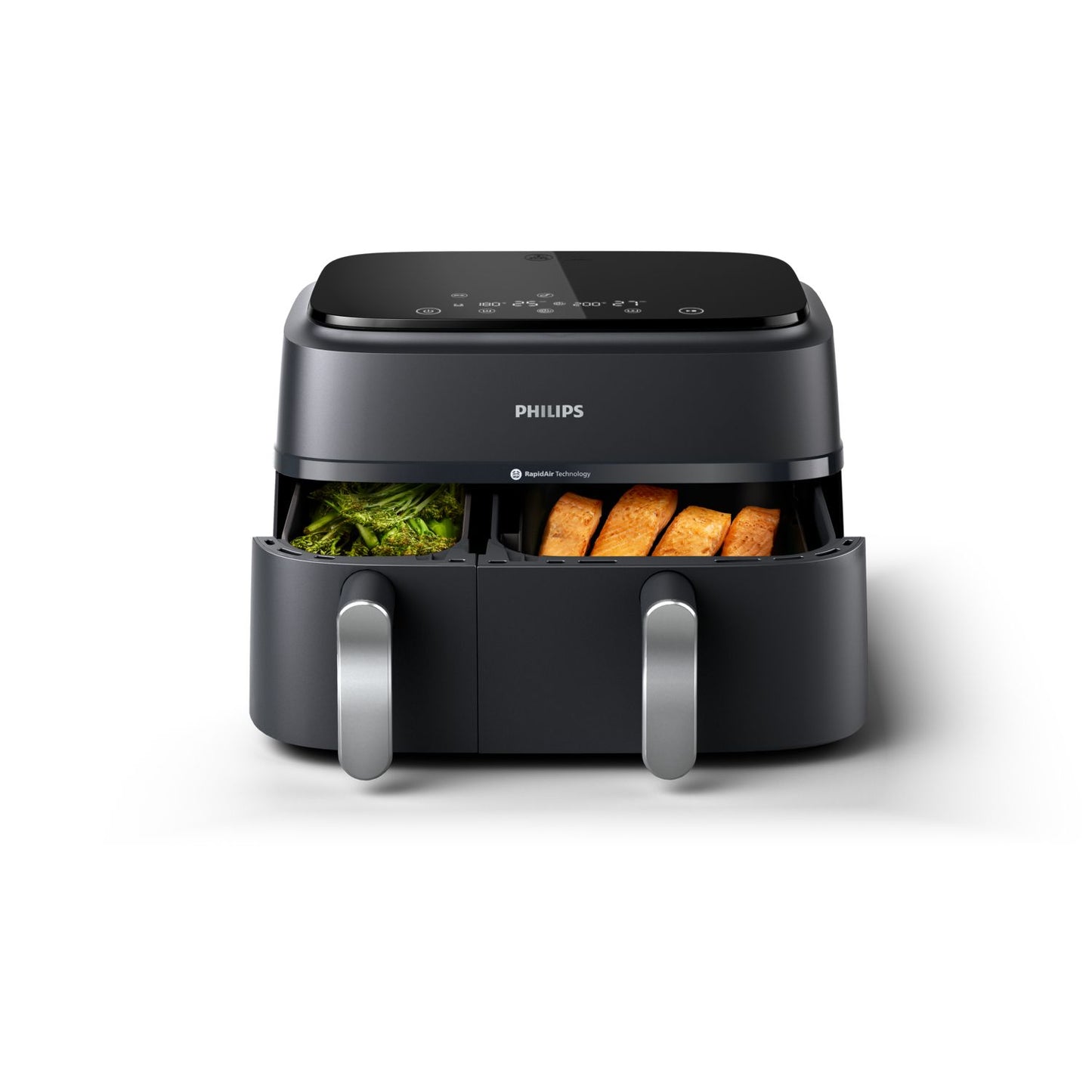 PHILIPS -  3000 series NA351/00 friteuse Dubbel 9 l Vrijstaand 2750 W Heteluchtfriteuse Grijs