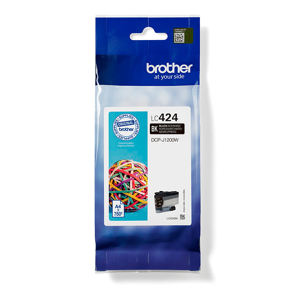 Brother - Cartuccia d'inchiostro LC-424BK nera