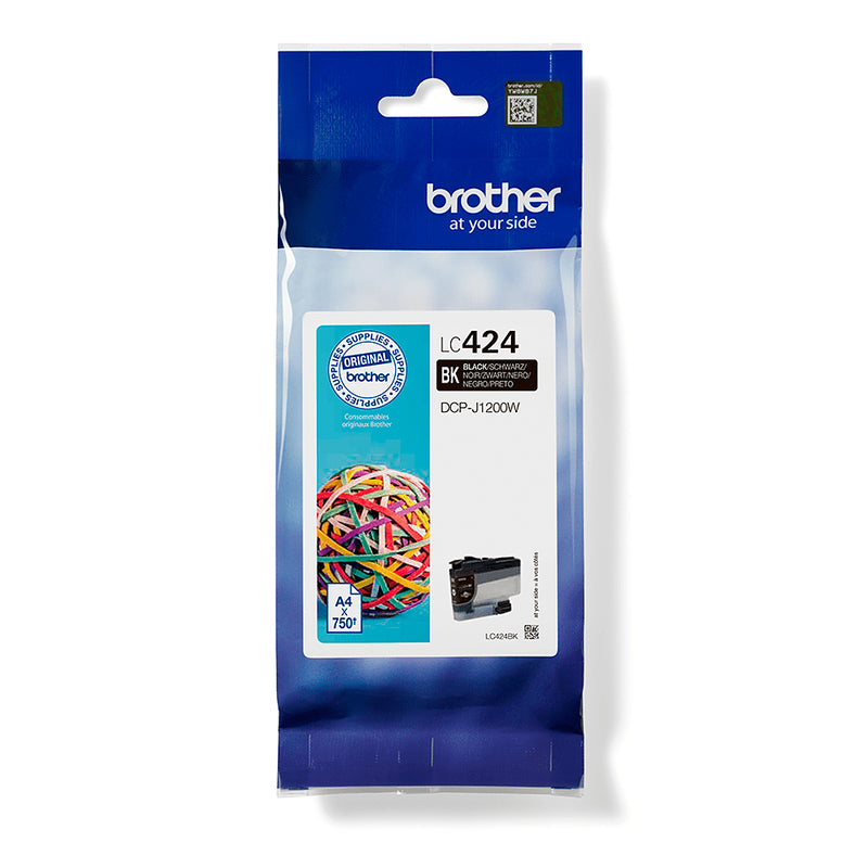 Brother - Cartuccia d'inchiostro LC-424BK nera