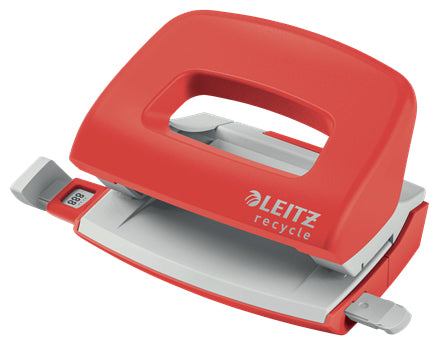 Leitz - Perforadora Nexxt Recycle mini 10 hojas rojo