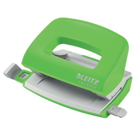 Leitz - NeXXt Recycle Mini hole punch, 10 sheets, green