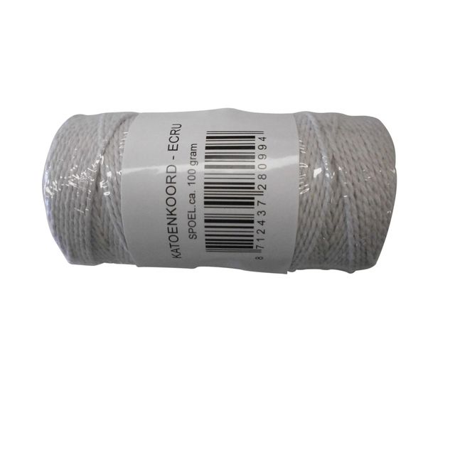 Muller - Corda di cotone 100 metri ecru