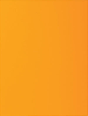 Exacompta - Carpeta Rock's 80, pies 22 x 31 cm, paquete de 100, naranja claro