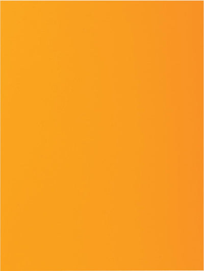 Exacompta - Carpeta Rock's 80, pies 22 x 31 cm, paquete de 100, naranja claro
