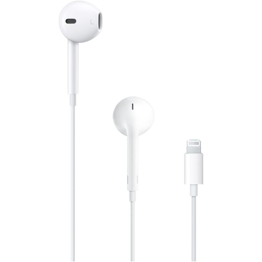 Apfel - Apple Earpods, Blitz (8 -Pin), weiß