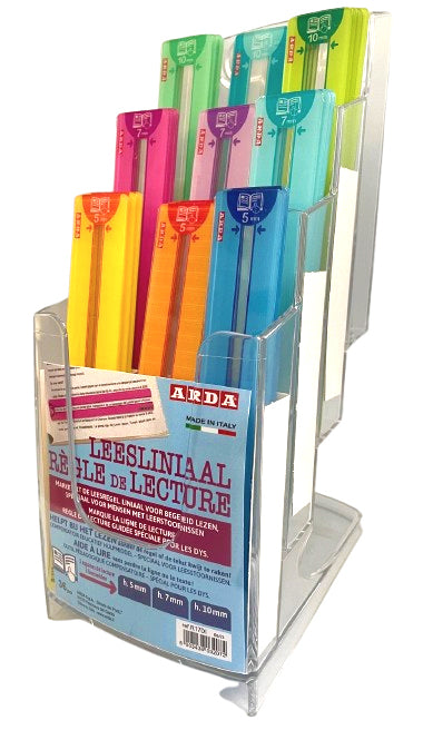 Arda -  Leesliniaal  easy reading 0.7mm 36st assorti