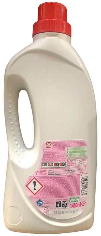 Omino Bianco -   Pink Lotus wasmiddel, 37 doseringen, fles van 1,48 l (afbeelding 2)