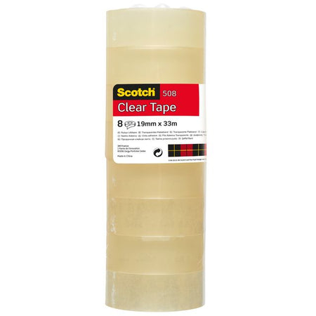 Scotch -  Plakband 508 19mmx33m transparant