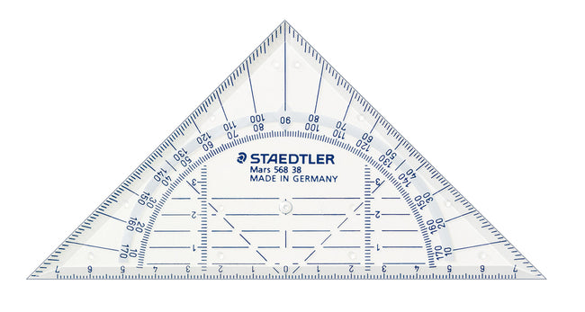 Staedtler -  Geodriehoek 568 160mm | 10 stuks