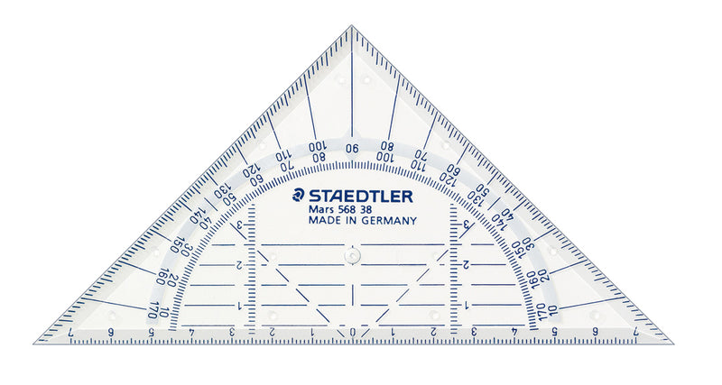 Staedtler -  Geodriehoek 568 160mm | 10 stuks
