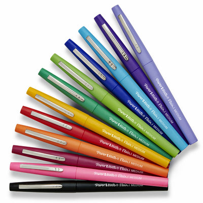 Paper Mate -  Fineliner papermate flair original m blauw | 12 stuks