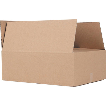 Klika - Caja de envío, onda única, 3 mm, marrón, pies 305 x 220 x 100 mm