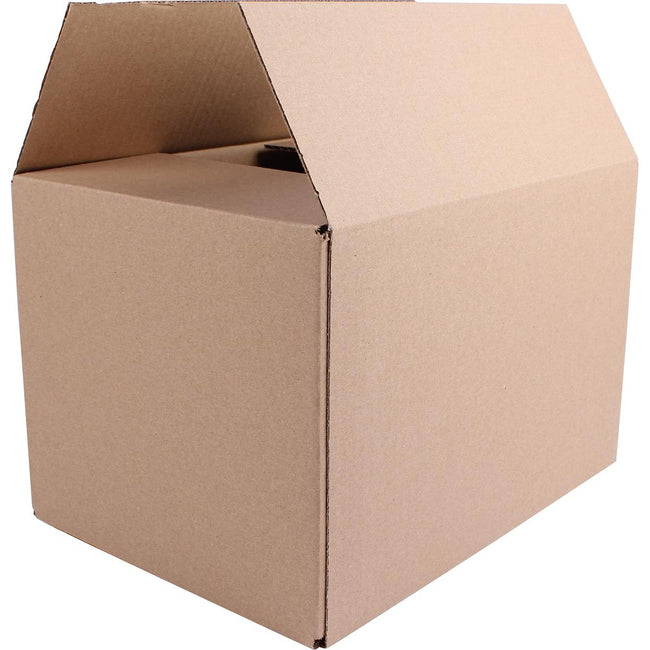 Klika - Carton d'expédition, simple vague, marron, pi 305 x 220 x 200 mm