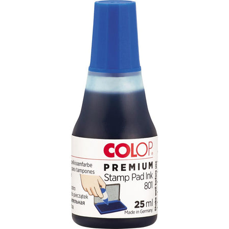 Colop -  stempelinkt, blauw, blister van 2 stuks