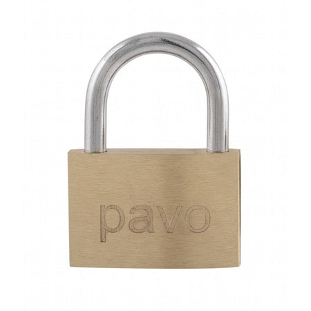 Pavo -  hangslot 40 mm, met sleutelslot