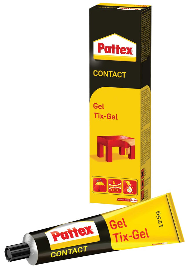 Pattex - adhesivo de contacto Tix-Gel, tubo de 125 g, en blister