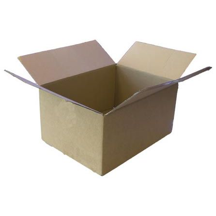 Klika - Caja de envío, marrón, pies 40 x 30 x 20 cm