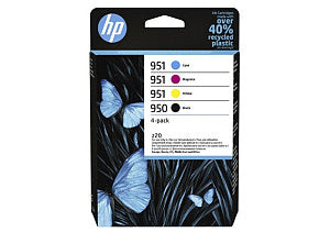 HP - inktcartridge 950 en 951, 700 - 1.000 pagina's, OEM 6ZC65AE, 4 kleuren