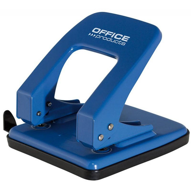 OFFICE products -   perforator, 40 blad, in metaal, blauw