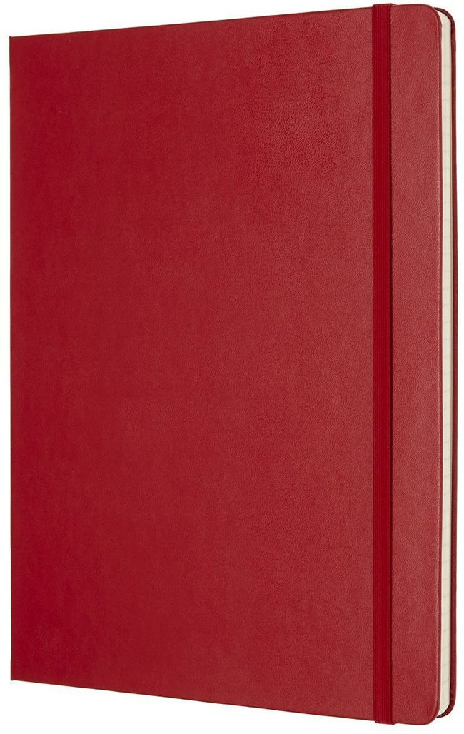 Moleskine -  Notitieboek  xl 190x250mm ln hc scarl rd