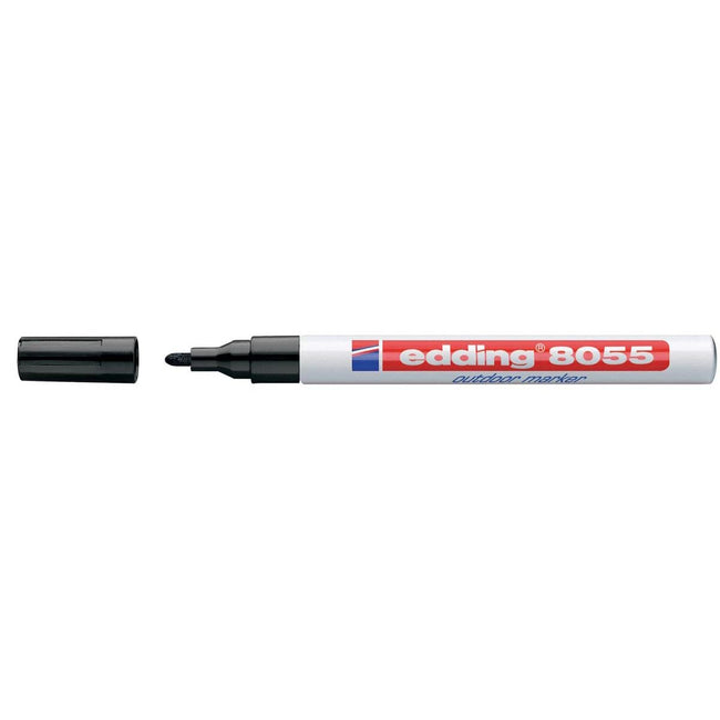 Edding - Rotulador 8055 outdoor 1-2mm negro blister de 1 pieza