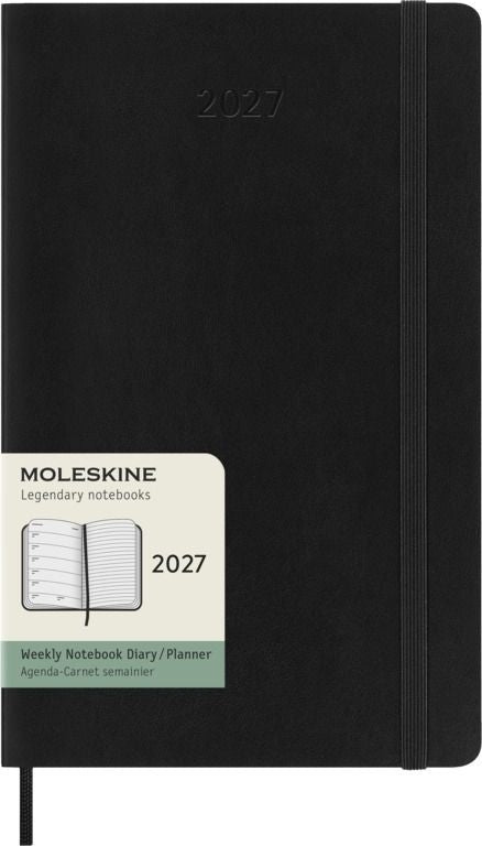 Moleskine -  Agenda 2027 msk plan week large sc black