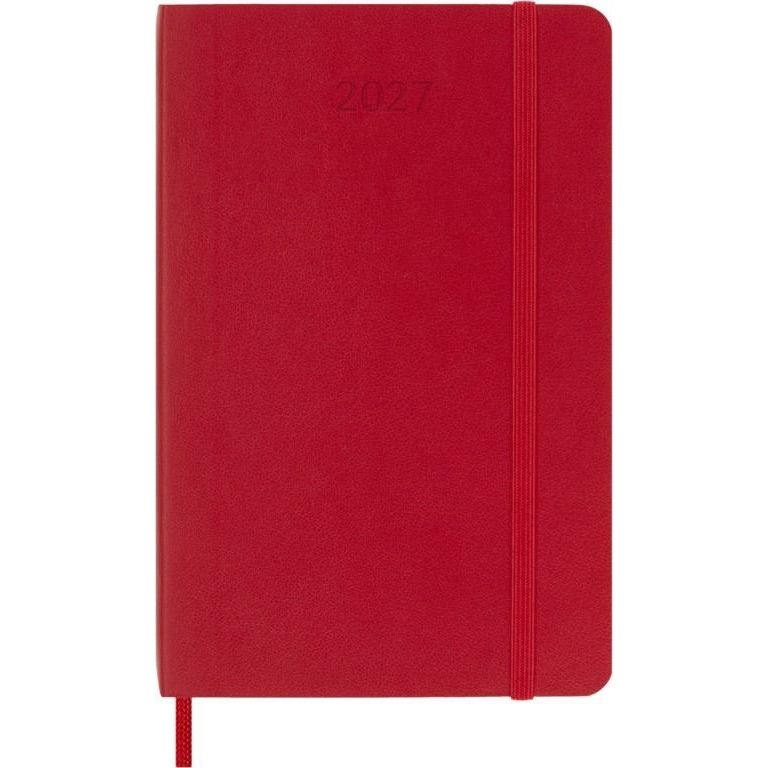 Moleskine -  Agenda 2027 msk plan week pocket sc scarlet red