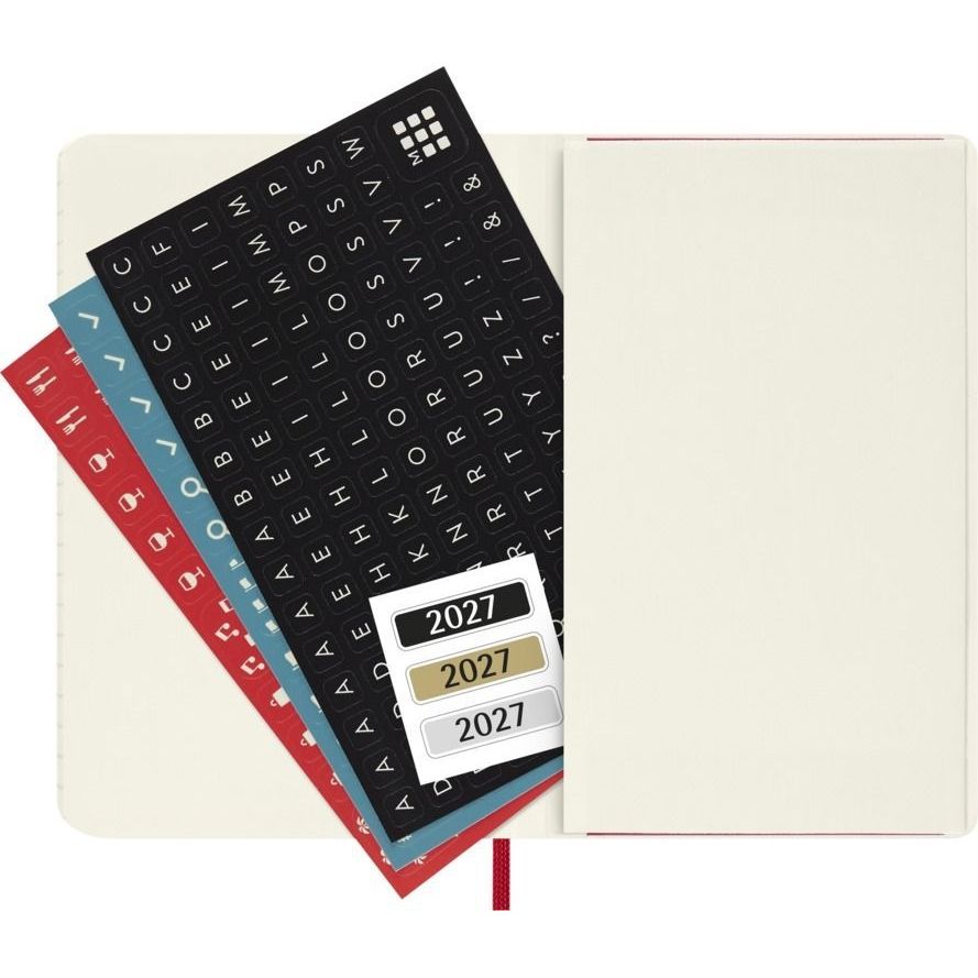 Moleskine -  Agenda 2027 msk plan week pocket sc scarlet red