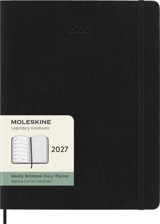Moleskine -  Agenda 2027 msk plan week xl sc black