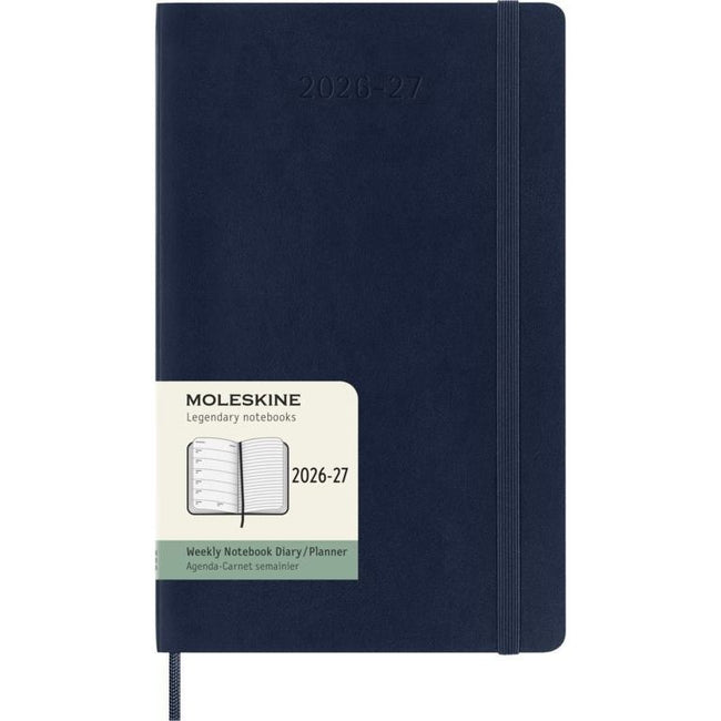 Moleskine -  Agenda 2027 msk plan week large sc sapphire blue