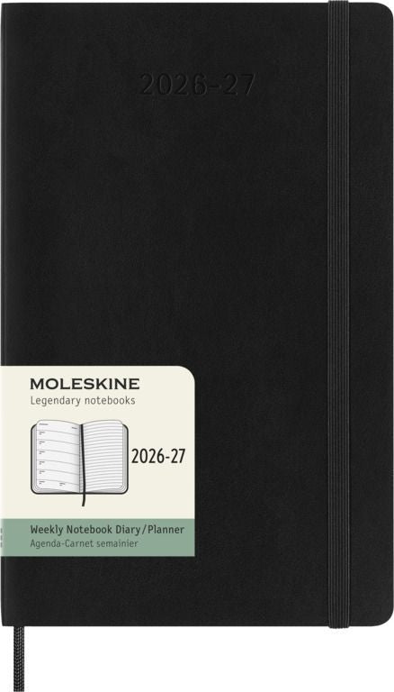 Moleskine -  Agenda 2027 msk plan week large sc black