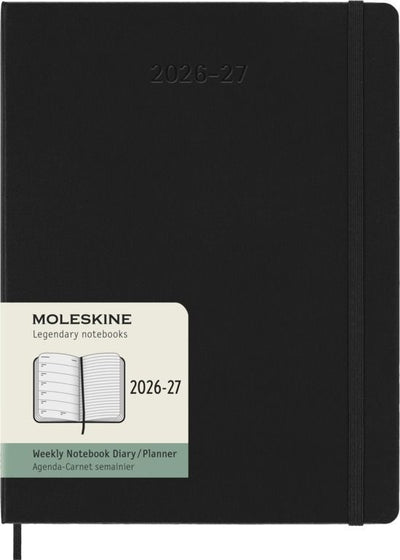 Moleskine -  Agenda 2027 msk plan week xl hc black