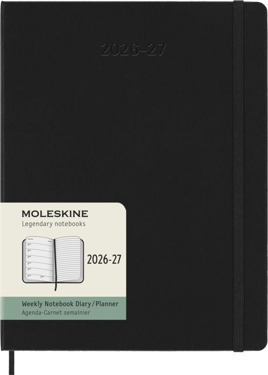 Moleskine -  Agenda 2027 msk plan week xl hc black