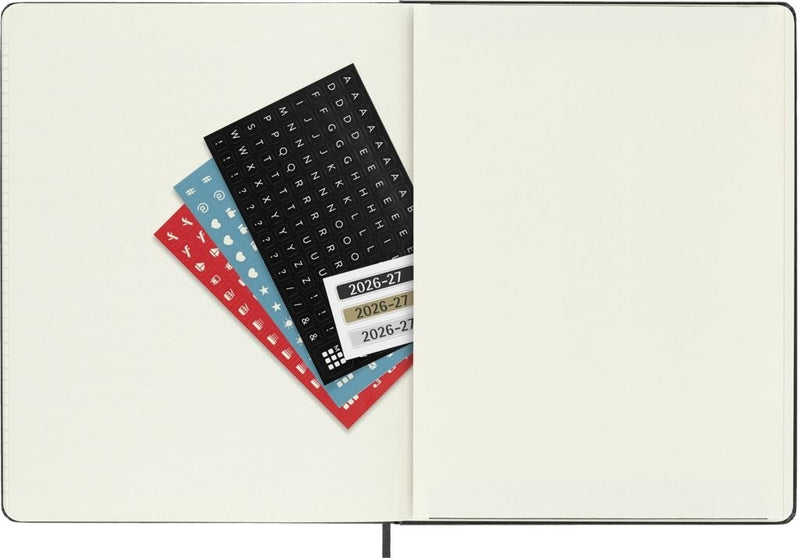 Moleskine -  Agenda 2027 msk plan week xl hc black