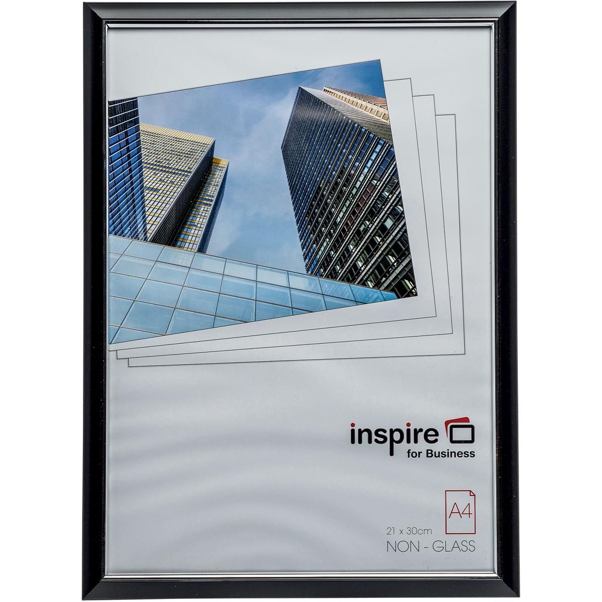 Inspire for Business -   fotokader Easyloader, zwart, ft A4