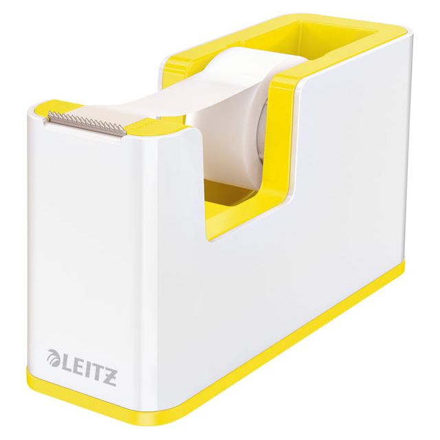 Leitz - support adhésif Leitz wow blanc / jaune | 1 pièce | 4 pièces