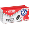 OFFICE products - foldback clip, black, 32 mm, box of 12 pieces
