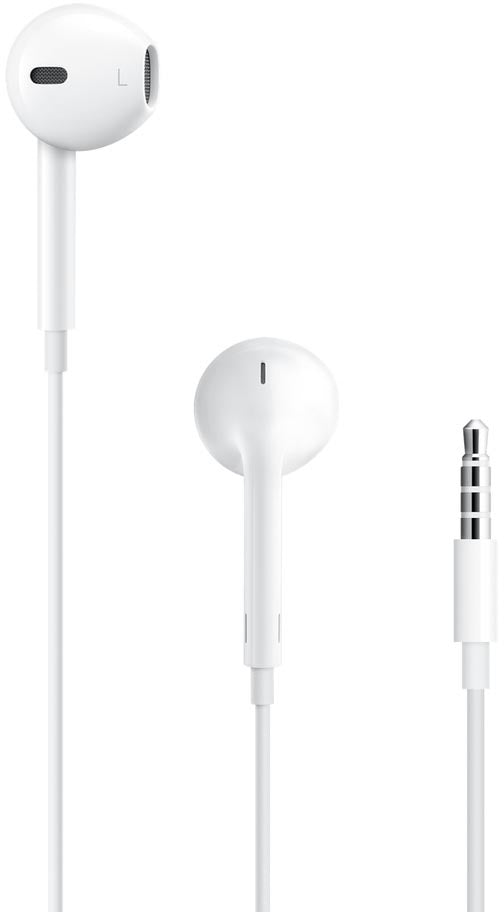 Apple - Apple Earpods, 3,5 mm Jack, blanc